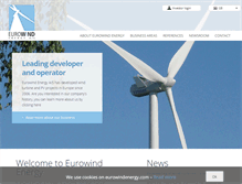 Tablet Screenshot of eurowindenergy.com